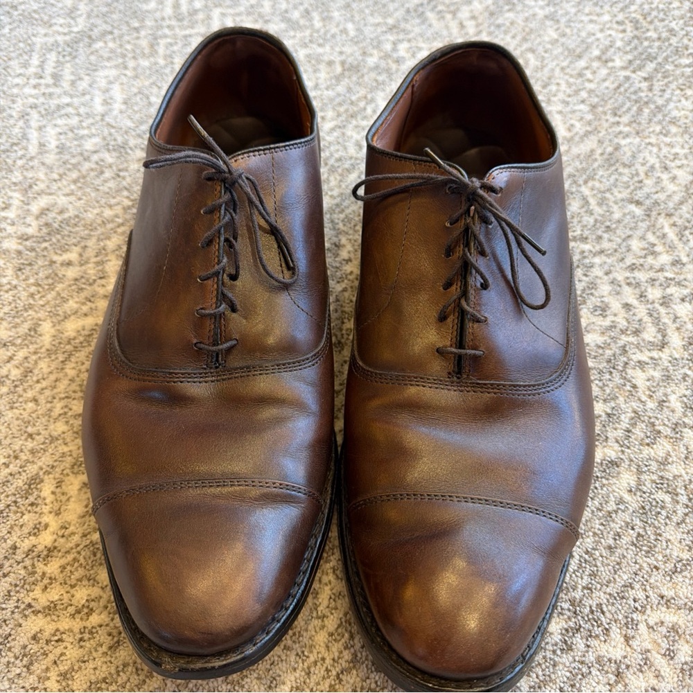 Almond Edmond Leather Dress Shoes, Men’s, Size 13